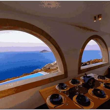 Griko With Seaview And Bbq Villa Pátmos